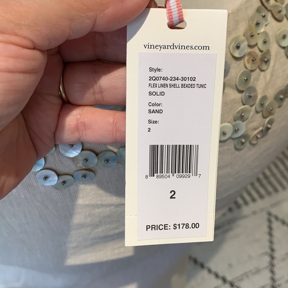 BNWT Cotton / Linen Dress by Vinyard Vines - Picture 6 of 10